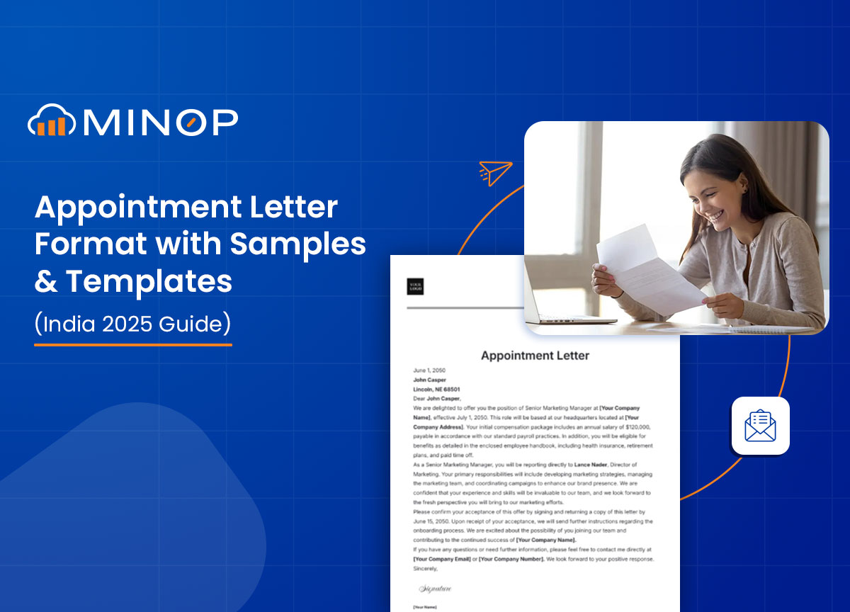 Appointment Letter Format with Samples & Templates